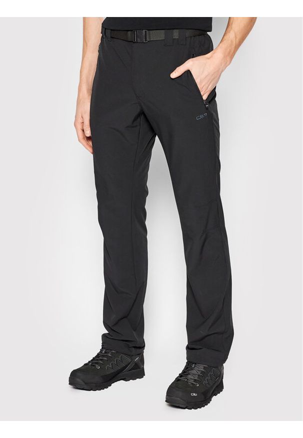 CMP Spodnie outdoor 3T51547 Czarny Regular Fit. Kolor: czarny. Materiał: syntetyk. Sport: outdoor