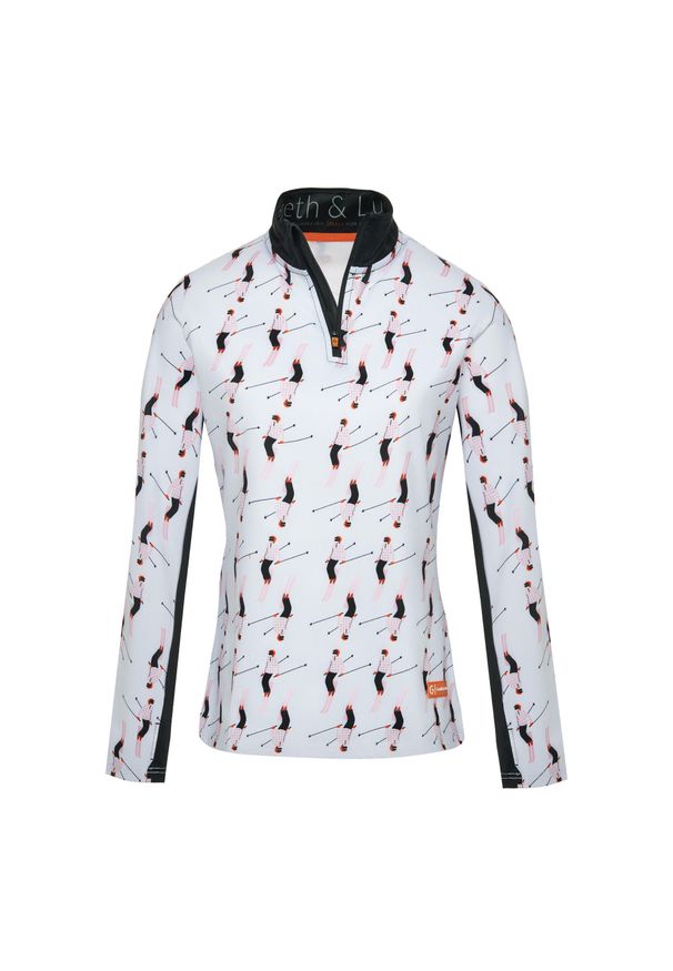 GARETH & LUCAS - Bluza narciarska Damska Gareth & Lucas The One Hundred and Nineteen. Kolor: różowy. Materiał: poliester, elastan. Sezon: zima. Sport: narciarstwo