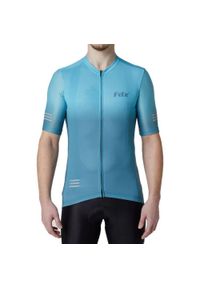 Koszulka na rower, męska FDX Duo, oddychająca. Kolor: niebieski. Sport: kolarstwo #1