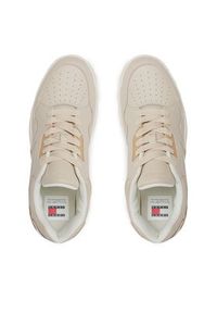 Tommy Jeans Sneakersy Tjm Leather Outsole Color EM0EM01350 Beżowy. Kolor: beżowy #5
