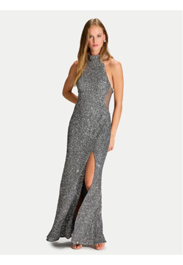 Hey Kyla Sukienka wieczorowa 5AJ006HK Zielony Slim Fit. Kolor: zielony. Materiał: syntetyk. Styl: wizytowy