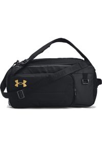 Under Armour Torba sportowa Contain Duo S czarna z funkcją plecaka (1381920-001). Kolor: czarny