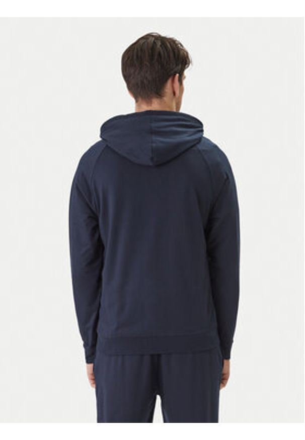 BOSS Bluza Authentic 50554785 Granatowy Regular Fit. Kolor: niebieski. Materiał: bawełna