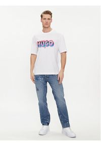 Hugo T-Shirt Nillumi 50515278 Biały Regular Fit. Kolor: biały. Materiał: bawełna #3