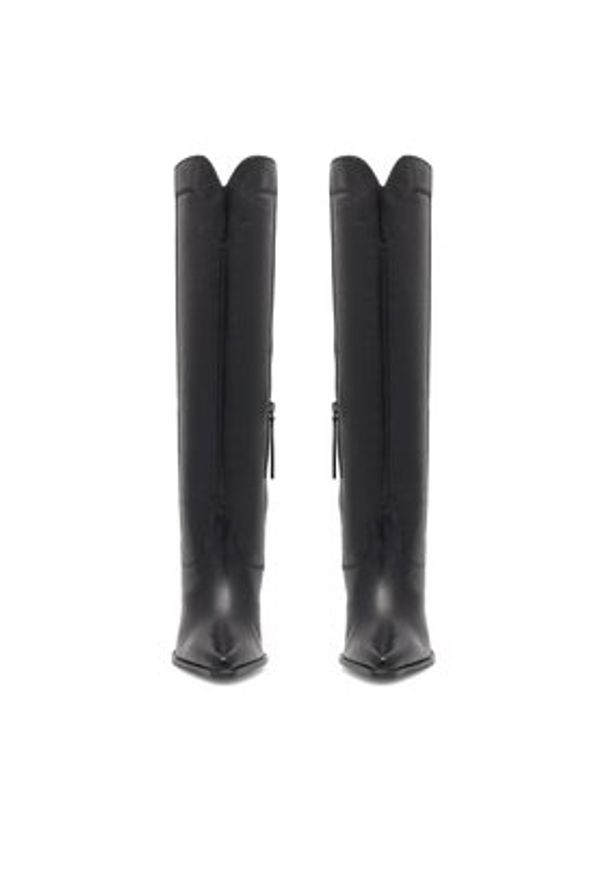 Badura Kozaki COIMBRA-110434 Czarny. Kolor: czarny. Materiał: skóra