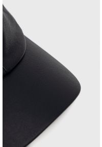 Sisley czapka kolor czarny gładka. Kolor: czarny. Wzór: gładki #2