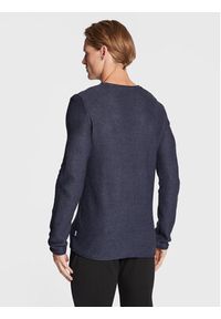 !SOLID - Solid Sweter Jarah 21104152 Granatowy Regular Fit. Kolor: niebieski. Materiał: bawełna #3