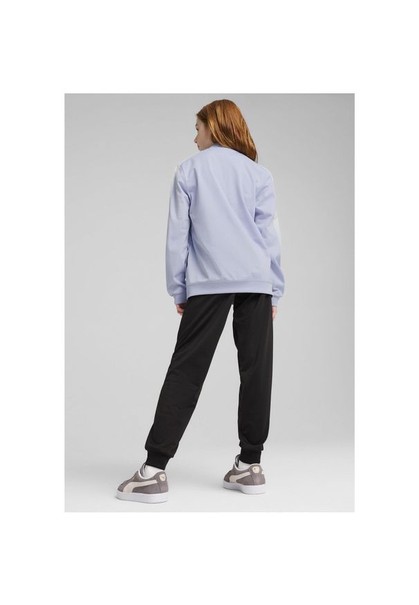 Puma - Młodzieżowy dres Poly Baseball PUMA Cool Weather Blue. Okazja: na uczelnię. Kolor: niebieski. Materiał: dresówka. Wzór: nadruk. Styl: młodzieżowy