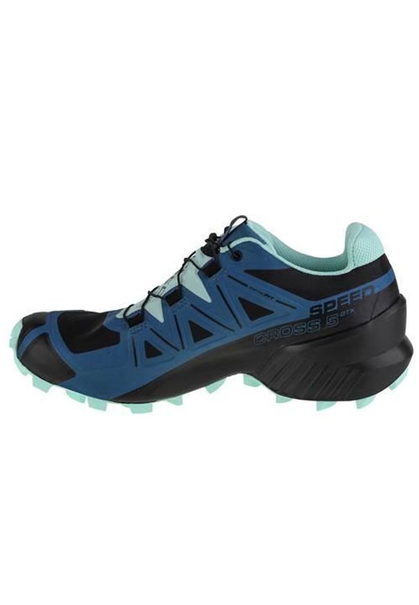 salomon - Buty do biegania damskie Salomon Speedcross 5 Gtx W. Kolor: wielokolorowy. Materiał: materiał, tkanina, syntetyk. Szerokość cholewki: normalna. Model: Salomon Speedcross