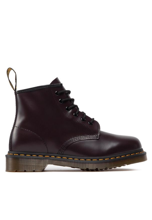 Dr. Martens Glany 101 Ys 27282626 Bordowy. Kolor: czerwony. Materiał: skóra