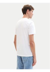 Tom Tailor Denim T-Shirt 1042045 Biały Regular Fit. Kolor: biały. Materiał: bawełna #4
