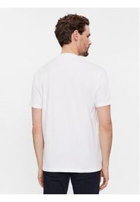 Karl Lagerfeld - KARL LAGERFELD T-Shirt 755403 541221 Biały Regular Fit. Typ kołnierza: dekolt w karo. Kolor: biały. Materiał: bawełna