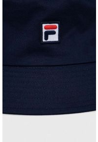 Fila kapelusz bawełniany kolor granatowy bawełniany. Kolor: niebieski. Materiał: bawełna #4