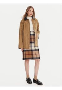 Barbour Spódnica mini Rosa LSK0064BR37 Beżowy Regular Fit. Kolor: beżowy. Materiał: wełna #4