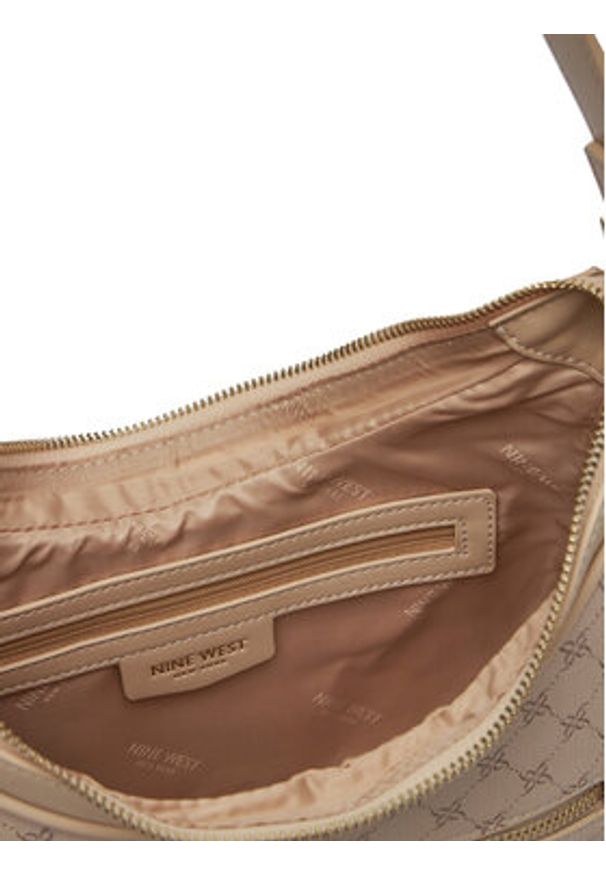 Nine West Torebka JH6391-NW Beżowy. Kolor: beżowy