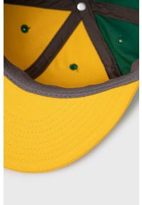 Superdry czapka kolor zielony z aplikacją. Kolor: zielony. Wzór: aplikacja #4