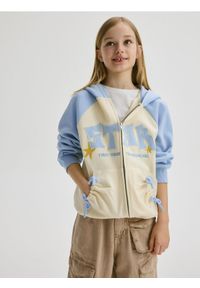Reserved - Bluza oversize - wielobarwny. Materiał: bawełna, dzianina