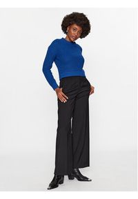 Vero Moda Sweter 10291736 Niebieski Regular Fit. Kolor: niebieski. Materiał: bawełna #6