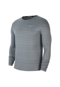 Koszulka męska do biegania Nike Dri-FIT Miler CU5989. Materiał: materiał, poliester, tkanina. Długość rękawa: długi rękaw. Technologia: Dri-Fit (Nike). Długość: długie #4