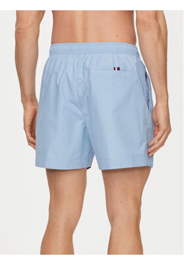 TOMMY HILFIGER - Tommy Hilfiger Szorty kąpielowe UM0UM03258 Niebieski Regular Fit. Kolor: niebieski. Materiał: syntetyk