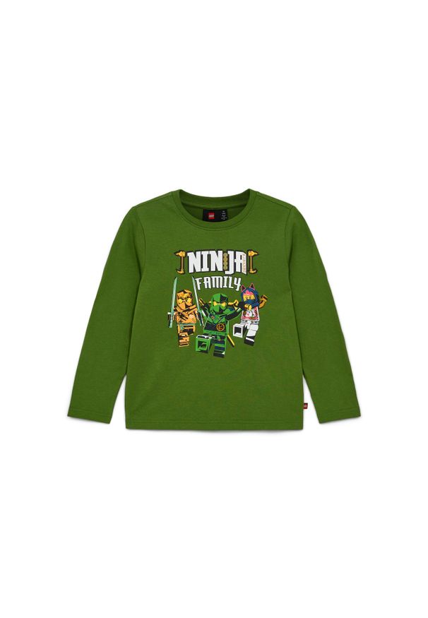 Koszulka z Długim Rękawem Dziecięca LEGO NINJAGO Tano 203 Zielona. Kolor: zielony. Długość rękawa: długi rękaw. Długość: długie