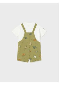 Mayoral Komplet t-shirt i ogrodniczki 1643 Kolorowy Regular Fit. Materiał: bawełna. Wzór: kolorowy #3