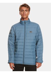 Quiksilver Kurtka przejściowa Scaly Fz Jckt EQYJK04007 Niebieski Regular Fit. Kolor: niebieski. Materiał: syntetyk