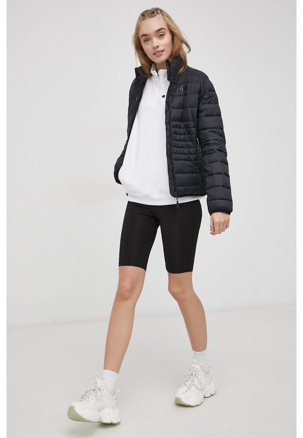 Fila Kurtka kolor czarny przejściowa. Okazja: na co dzień. Kolor: czarny. Styl: casual