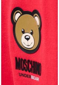 MOSCHINO Czerwona męska bluza, Rozmiar L. Kolor: czerwony