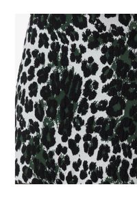 Kenzo - KENZO - Dzianinowa spódnica Leopard. Kolor: zielony. Materiał: dzianina. Wzór: aplikacja, nadruk. Styl: klasyczny #5