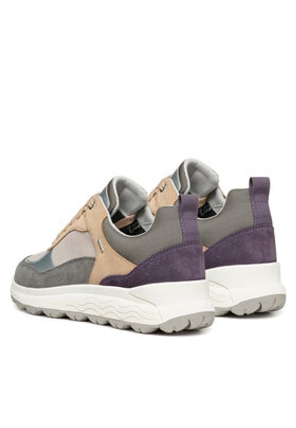 Geox Sneakersy D Spherica 4X4 B Abx D3626D 00022 C9F8H Szary. Kolor: szary. Materiał: materiał