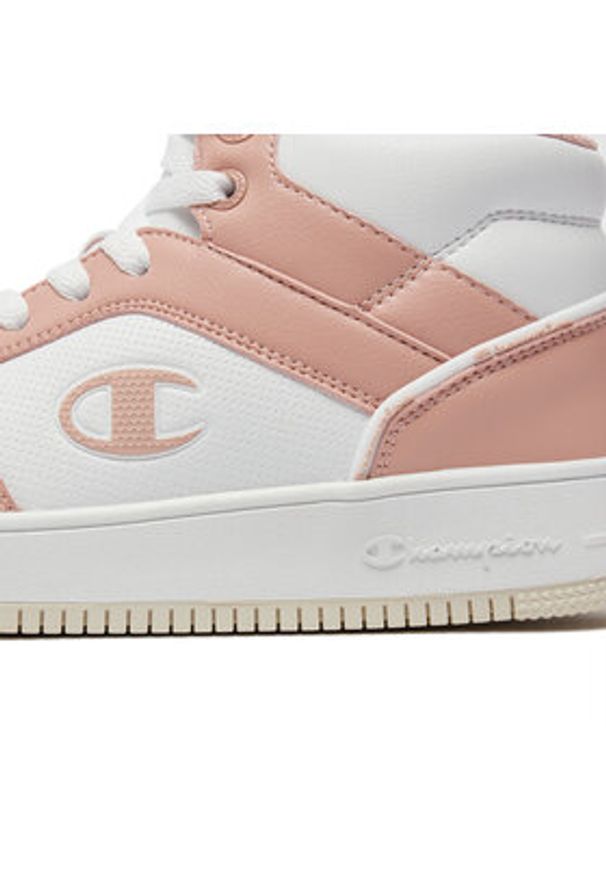 Champion Sneakersy Rebound 2.0 Mid Mid Cut Shoe S11471-CHA-PS020 Różowy. Kolor: różowy. Materiał: skóra