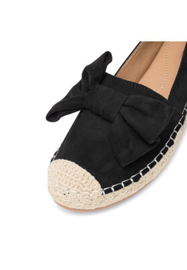 DeeZee Espadryle KL601-69 Czarny. Kolor: czarny. Materiał: materiał