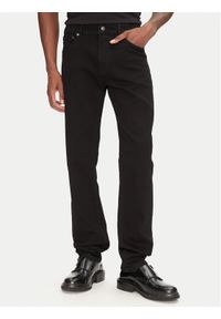 Just Cavalli Jeansy 78OAB5S0 Czarny Slim Fit. Kolor: czarny