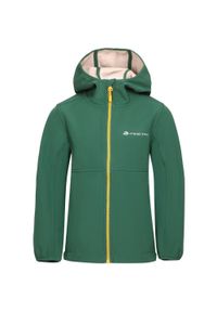 ALPINE PRO - Kurtka Softshell Alpine Pro Onno dla Dzieci 116-122 Wodoodporna i Oddychająca. Kolor: fioletowy. Materiał: elastan, poliester. Styl: sportowy