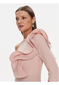 Rinascimento Sukienka wieczorowa CFC0117459003 Różowy Regular Fit. Kolor: różowy. Materiał: syntetyk. Styl: wizytowy #2
