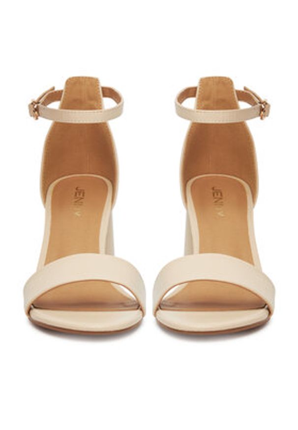 Jenny - JENNY Sandały BROOK WSS20870-01 Beżowy. Kolor: beżowy. Materiał: syntetyk