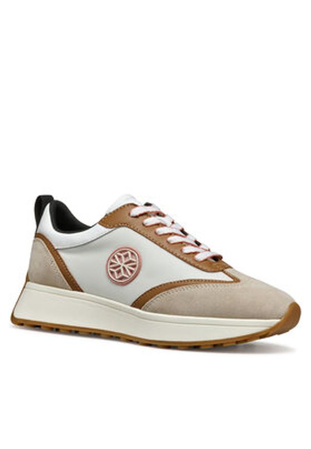Geox Sneakersy D Amabel D55MDA 022FU CH61Z Beżowy. Kolor: beżowy. Materiał: materiał