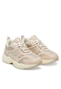 Calvin Klein Jeans Sneakersy Retro Tennis Mesh Ml YW0YW01807 Beżowy. Kolor: beżowy. Materiał: materiał #6