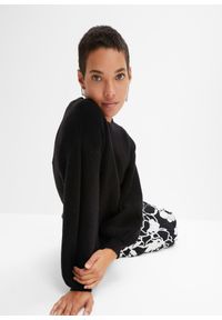 bonprix - Sweter z rękawami balonowymi. Kolor: czarny #2