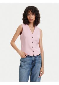 TOMMY HILFIGER - Tommy Hilfiger Kamizelka WW0WW48882 Różowy Regular Fit. Kolor: różowy. Materiał: syntetyk #1