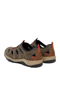 Rieker Sandały CEO-08065-29 Beżowy. Kolor: beżowy. Materiał: materiał #8