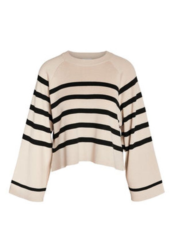 Noisy may - Noisy May Sweter Fifi 27027535 Beżowy Relaxed Fit. Kolor: beżowy. Materiał: syntetyk