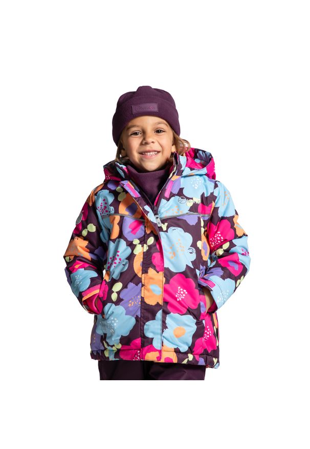 Kurtka narciarska dziecięca ThermoTEX Lemon Explore ZL4. Typ kołnierza: kaptur. Kolor: wielokolorowy. Materiał: poliester. Sezon: zima. Sport: narciarstwo