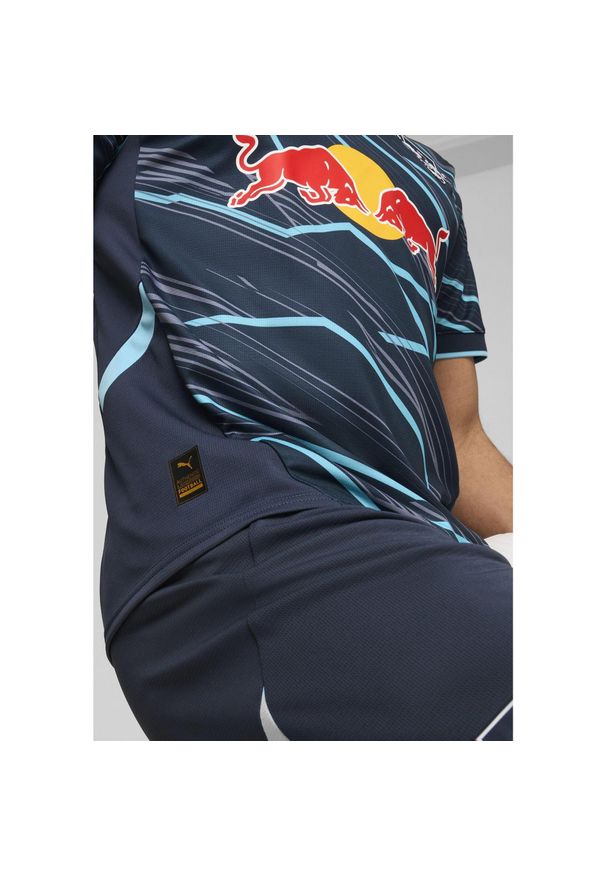Puma - Męska trzecia koszulka RB Leipzig 24/25 PUMA Dark Night Hero Blue. Kolor: niebieski. Materiał: jersey