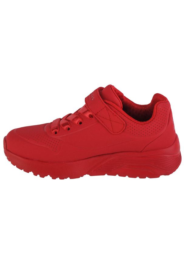 skechers - Buty sportowe Sneakersy dziewczęce, Skechers Uno Lite. Kolor: czerwony. Materiał: syntetyk, materiał. Szerokość cholewki: normalna. Model: Skechers Sport. Sport: turystyka piesza