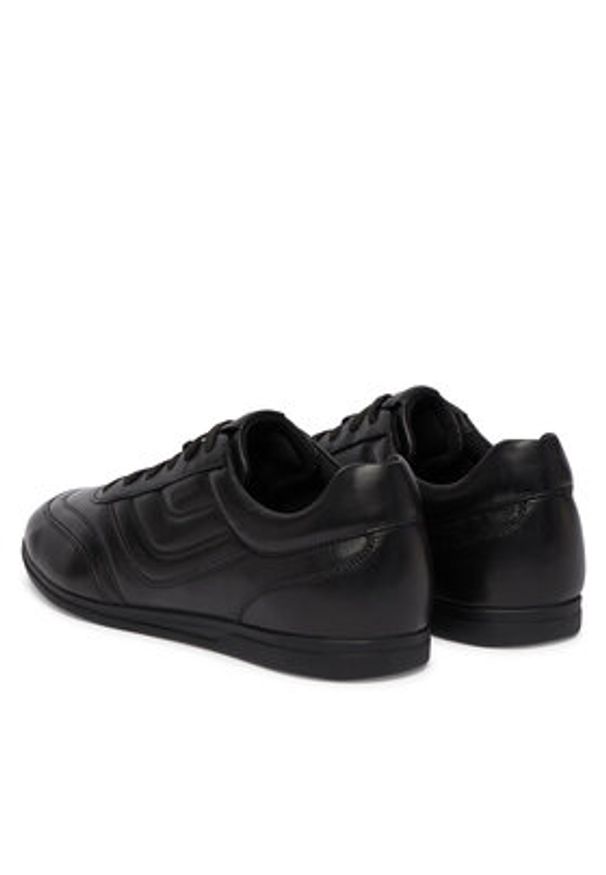 Geox Sneakersy U Renan U654GD 000TU C9999 Czarny. Kolor: czarny. Materiał: skóra