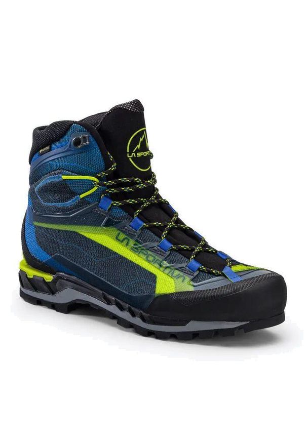 LA SPORTIVA - Buty wysokogórskie męskie La Sportiva Trango Tech GTX. Wysokość cholewki: za kostkę. Zapięcie: sznurówki. Kolor: niebieski. Materiał: syntetyk, materiał, tkanina. Szerokość cholewki: normalna. Sport: turystyka piesza