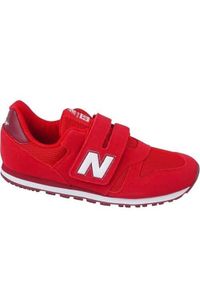 Buty do chodzenia dla dzieci New Balance 373. Zapięcie: rzepy. Kolor: czerwony. Materiał: guma, materiał, tkanina, syntetyk. Szerokość cholewki: normalna. Model: New Balance 373. Sport: turystyka piesza