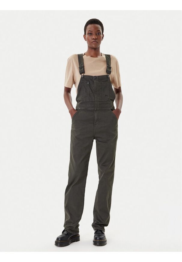 G-Star RAW - G-Star Raw Ogrodniczki D26920-C106 Szary Slim Fit. Kolor: szary. Materiał: bawełna